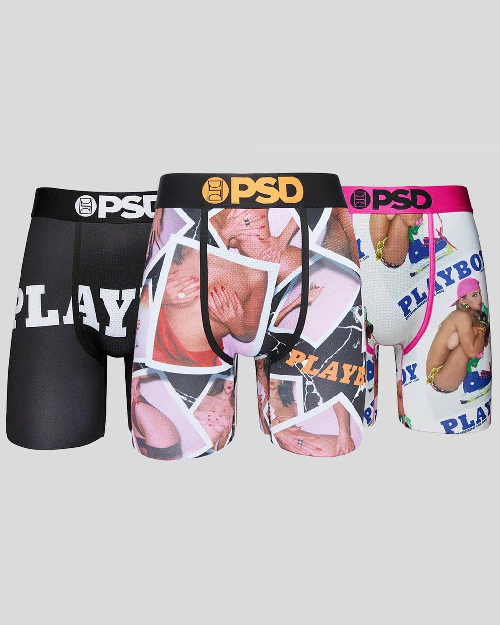 PSD Underwear 3 Pack - Playboy 1 PSD Underwear 3 Pack - Playboy