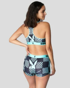 PSD Underwear Playboy - Warp Check Teal 5 PSD Underwear Playboy - Warp Check Teal -collections Shop 3224T1068 MUL 3