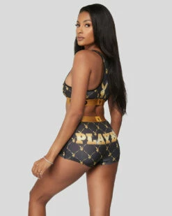 PSD Underwear Playboy - Monogram Lux -collections Shop 4224T1007 BLK 3