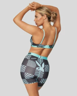 PSD Underwear Playboy - Warp Check Teal 7 PSD Underwear Playboy - Warp Check Teal -collections Shop 4224T1081 TEL 3